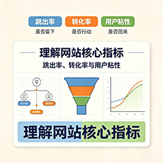 澄迈建站-理解网站核心指标：跳出率、转化率与用户粘性