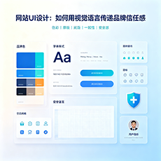 澄迈建站-网站UI设计：如何用视觉语言传递品牌信任感
