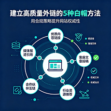 澄迈建站-建立高质量外链的5种白帽方法
